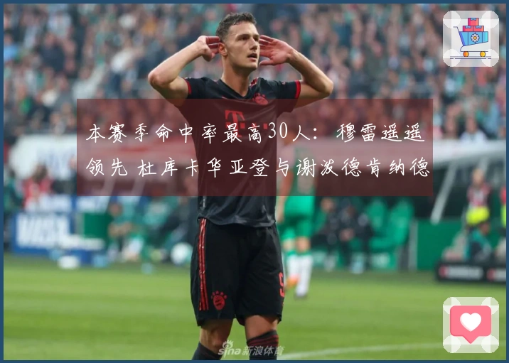 本赛季命中率最高30人：穆雷遥遥领先 杜库卡华亚登与谢泼德肯纳德入围